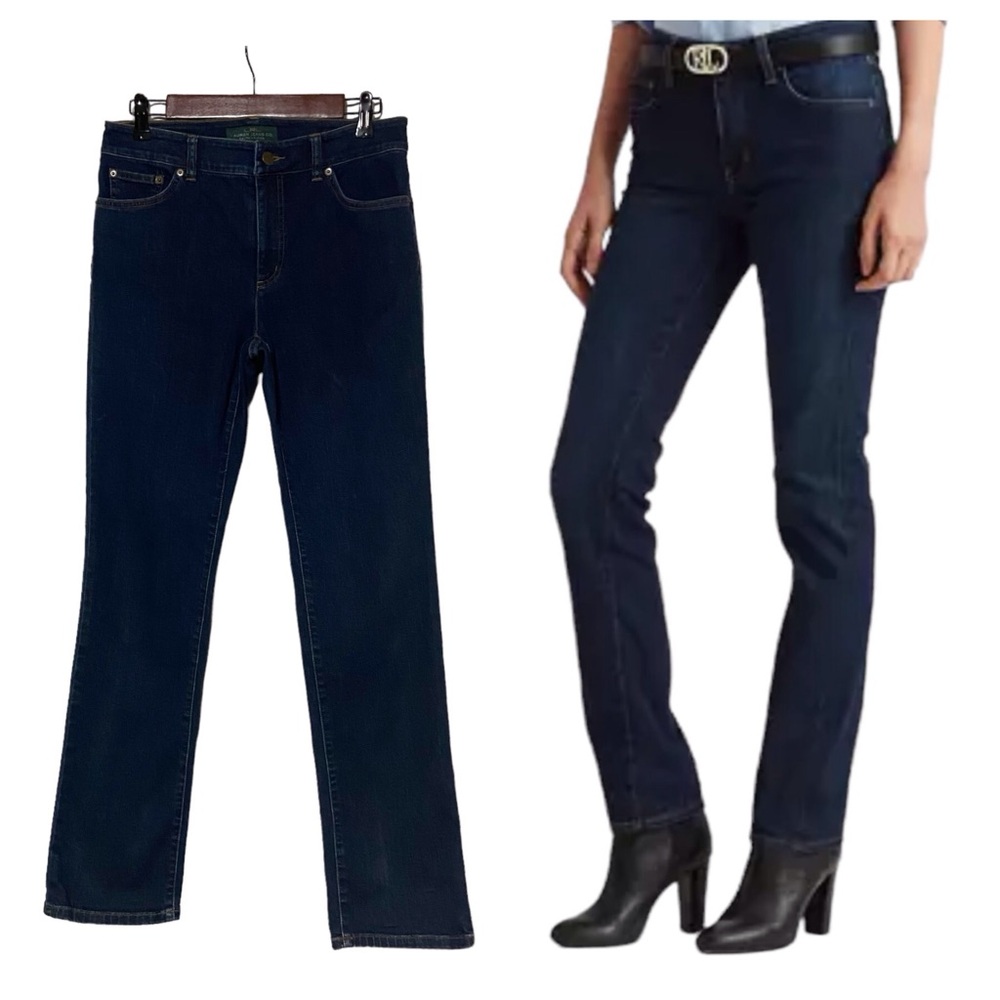 Lauren Ralph Lauren Jeans Women’s Size 8 Blue Heritage Jeans - Picture 12 of 12